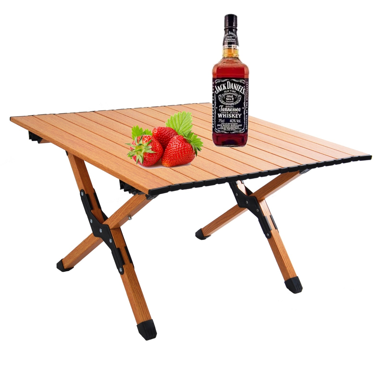 ποΈ Portable Picnic Table with Rollable Aluminum Top