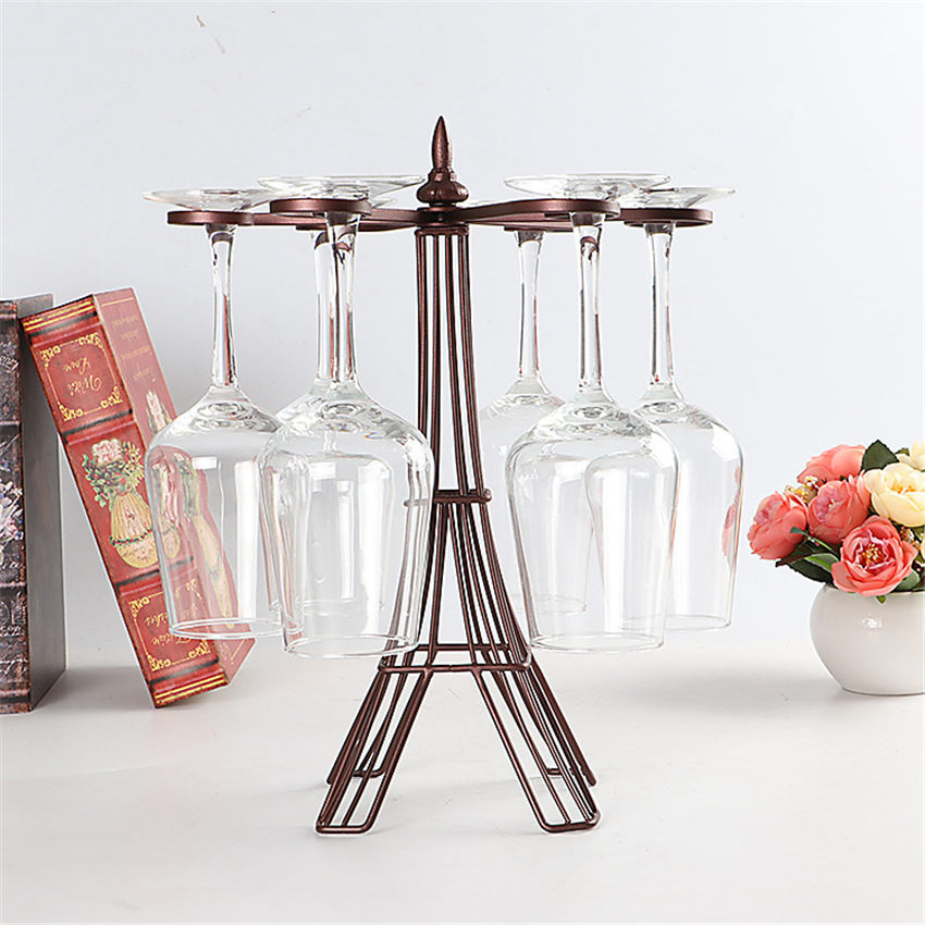 π· Eiffel Tower Wine Glass Holder β Iron Decorative Wine Rack