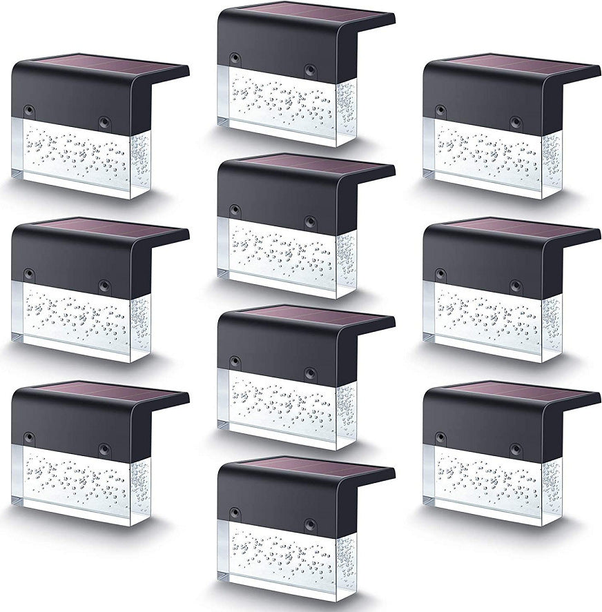 🌈 Waterproof RGB LED Solar Step & - Fence Light – Dual Mode Crystal Glow