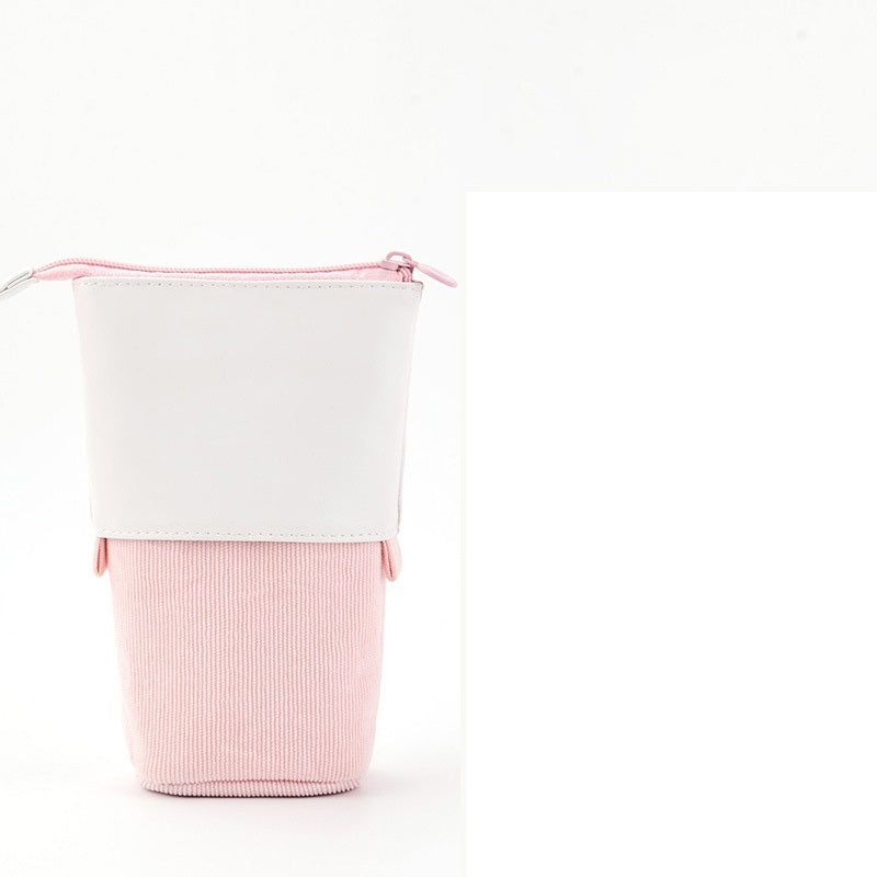 β¨ Multifunctional Creative Corduroy Retractable Pencil Case