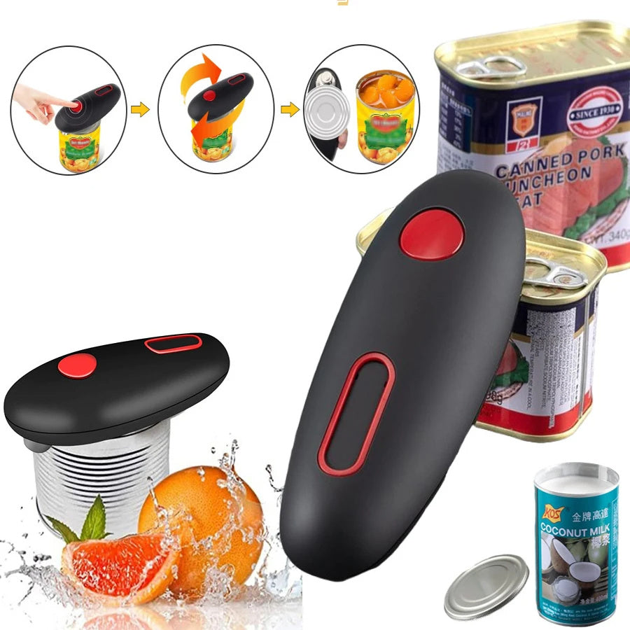 Electric Can Opener – One-Touch, Hands-Free
