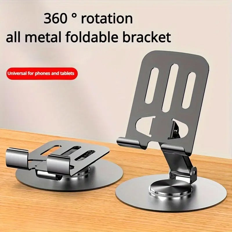 360° Adjustable Swivel Metal Phone Mount – Anti-Slip base