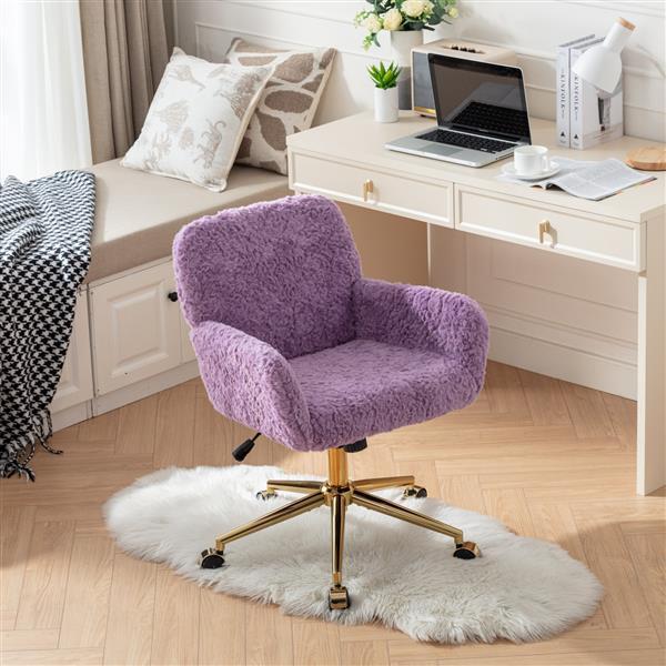 Luxury Office Chair with Cozy, Wool Type Fabric