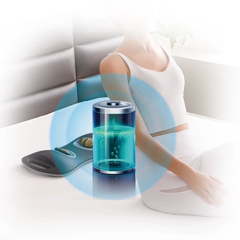 New Kneading Electric Lumbar Heat Traction Back Massager Lumbar Massage Back Stretcher