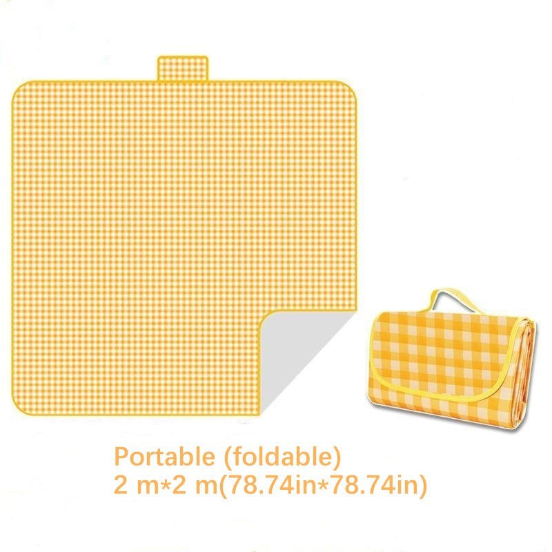 π Waterproof Picnic Blanket β 2M x 2M | Thickened Aluminum Film, Moisture-Resistant Outdoor Mat