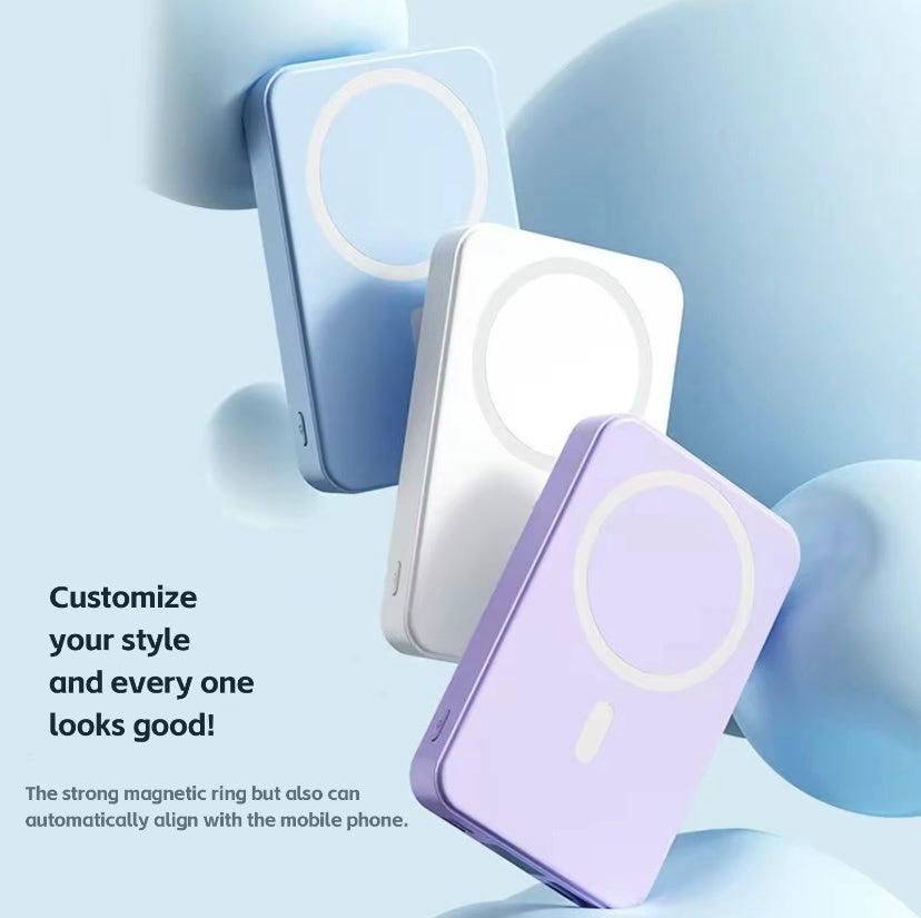 Premium Magnetic Wireless Power Bank β MagSafe Compatible