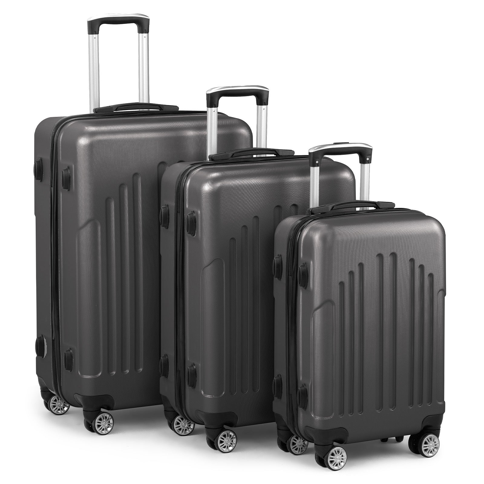 Three-In-One ABS+PC Hard Shell Luggage Set – 20", 24", 28"