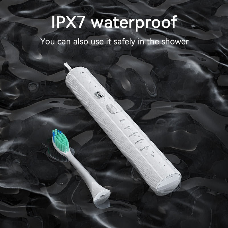 Portable Electric Toothbrush β Compact, Travel-Friendly Design with Long-Lasting Battery