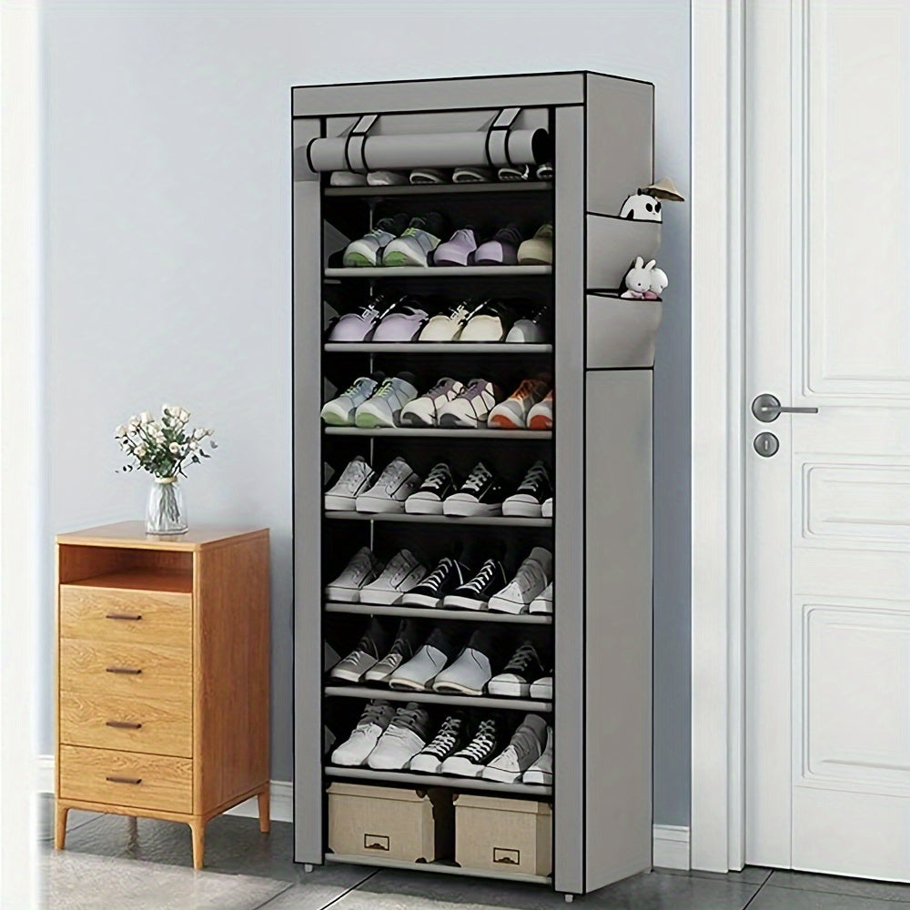 ๐ฅฟ 10-Layer Shoe Cabinet with Dust Cover