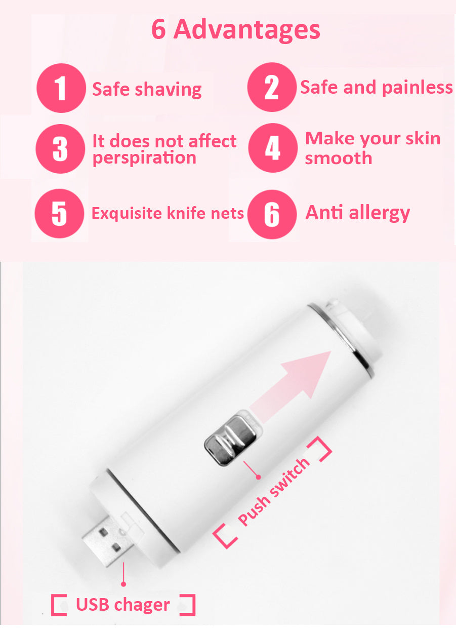 4-in-1 Electric Facial & Eyebrow Hair Remover