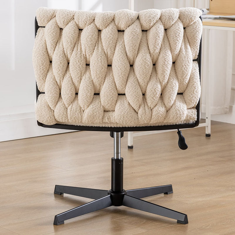 πͺ Minimalist Armless Office Desk Chair - Small Bedrooms and Dorms