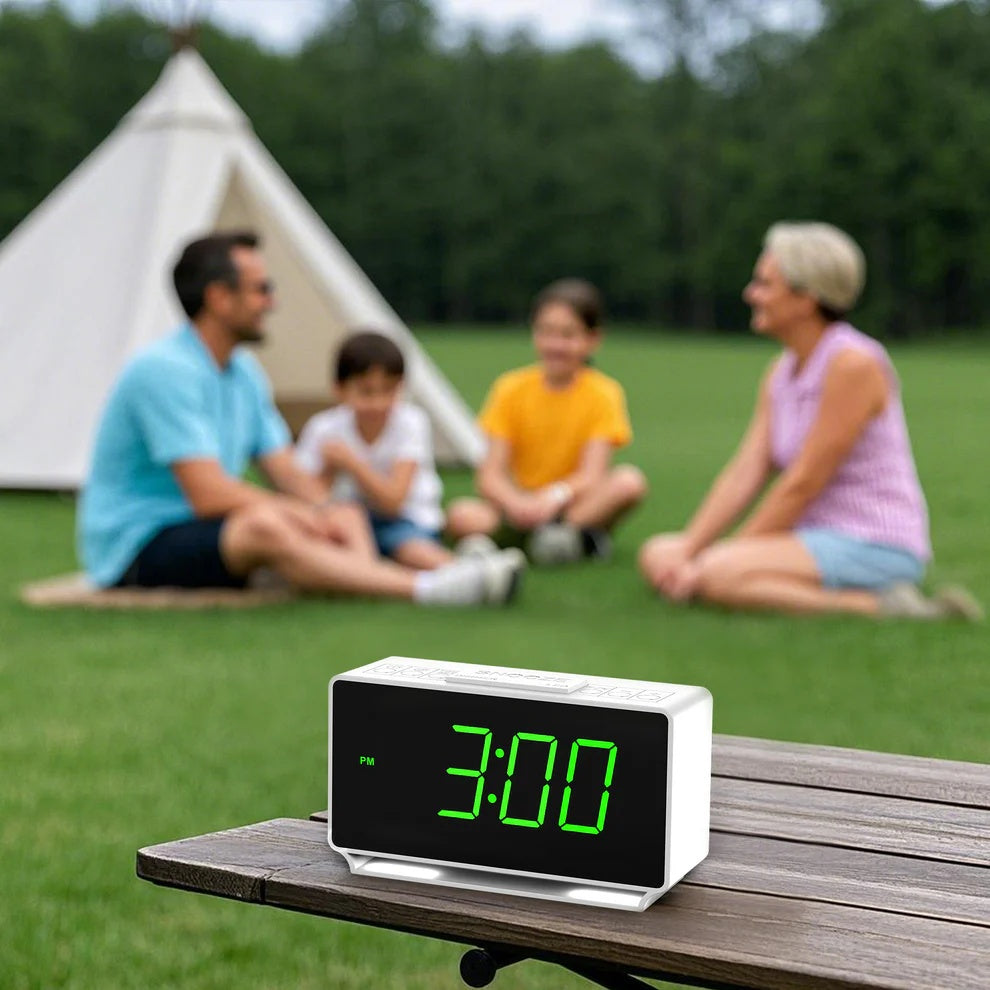 ⏰ ITOMA 222 Digital Alarm Clock – Dual Alarms, Temperature Display & More