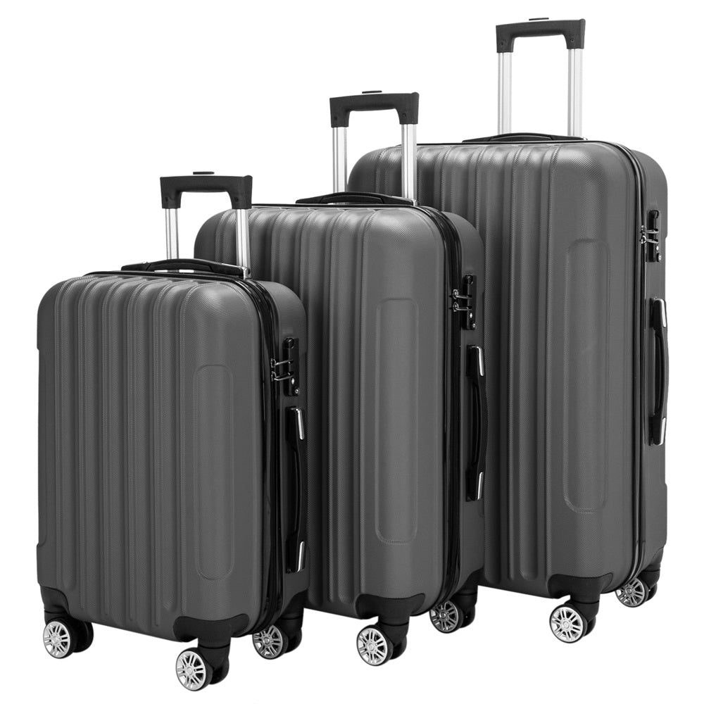 🧳 Vertical 3-in-1 Swivel Wheel Trolley Case Set