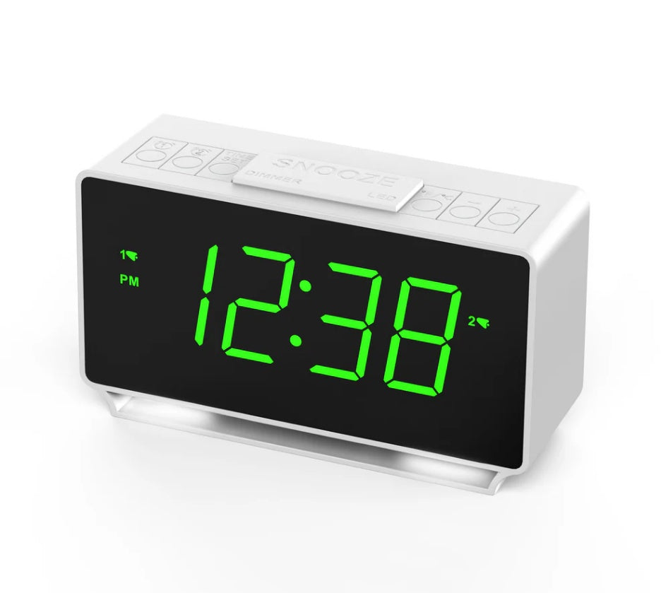 ⏰ ITOMA 222 Digital Alarm Clock – Dual Alarms, Temperature Display & More