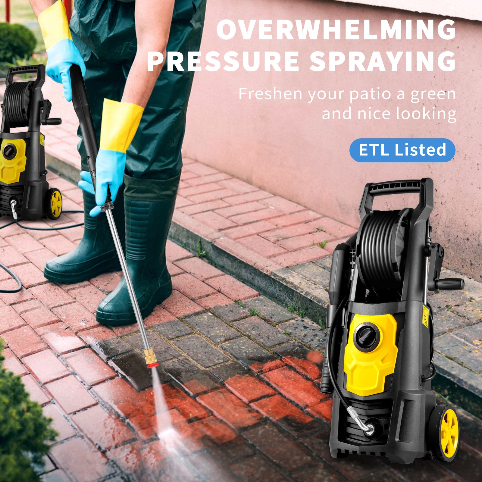 VEVOR Electric Pressure Washer β 2000 PSI Max