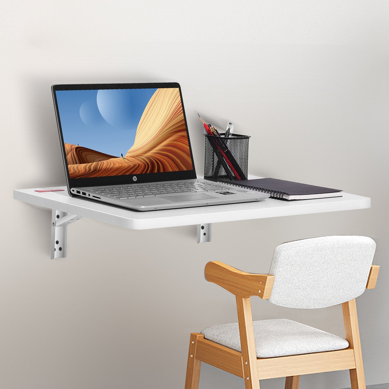 🪵 VEVOR Wall-Mounted Folding Table – Space-Saving Drop Leaf Desk