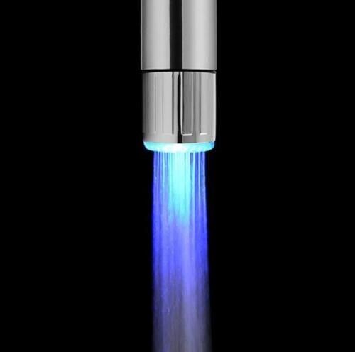π‘ Creative LED Faucet Light β Color-Changing Water Stream for Your Kitchen or Bathroom