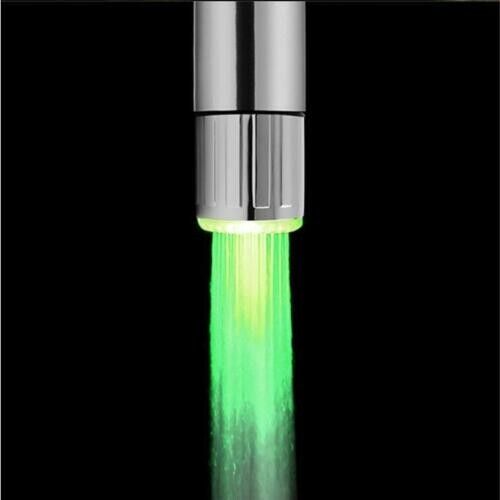 π‘ Creative LED Faucet Light β Color-Changing Water Stream for Your Kitchen or Bathroom