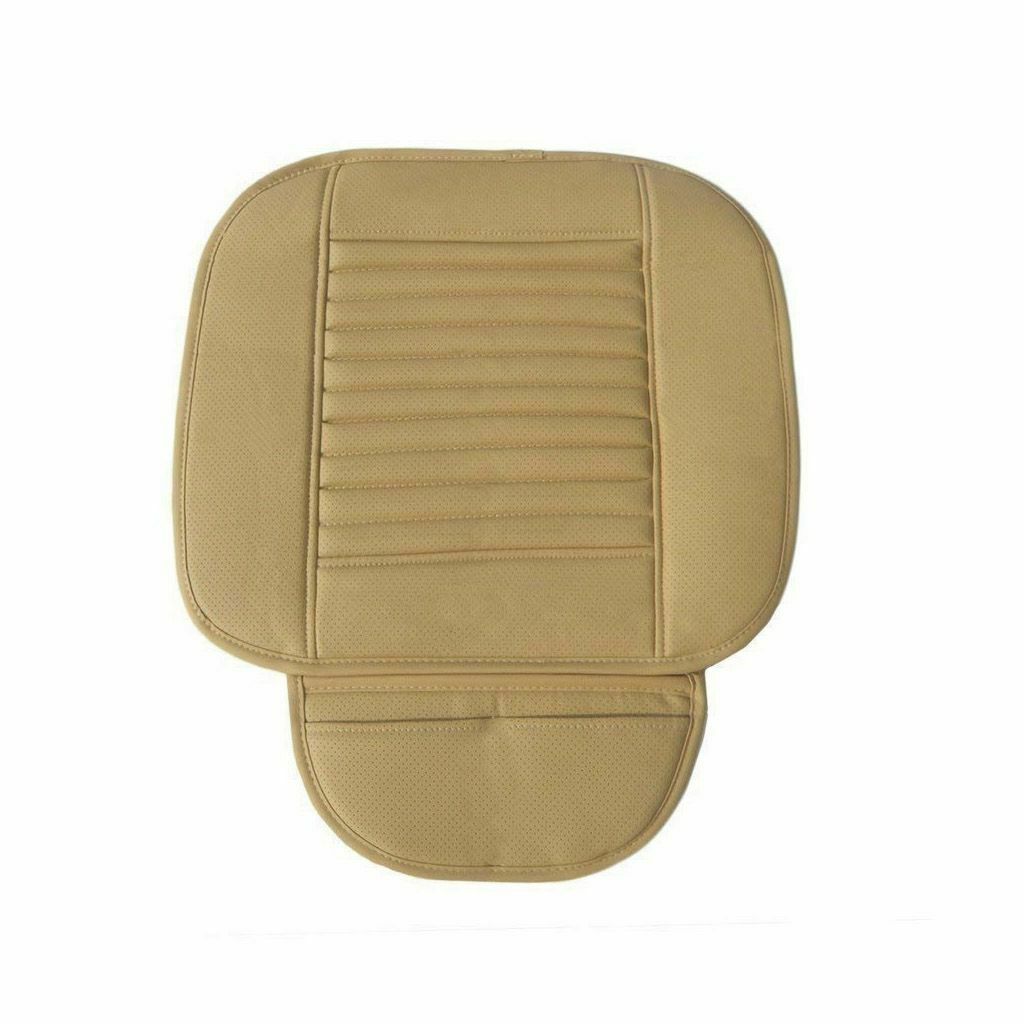 Universal PU Leather Car Seat Cover – Breathable Auto Seat Cushion Pad (Single Front Row)