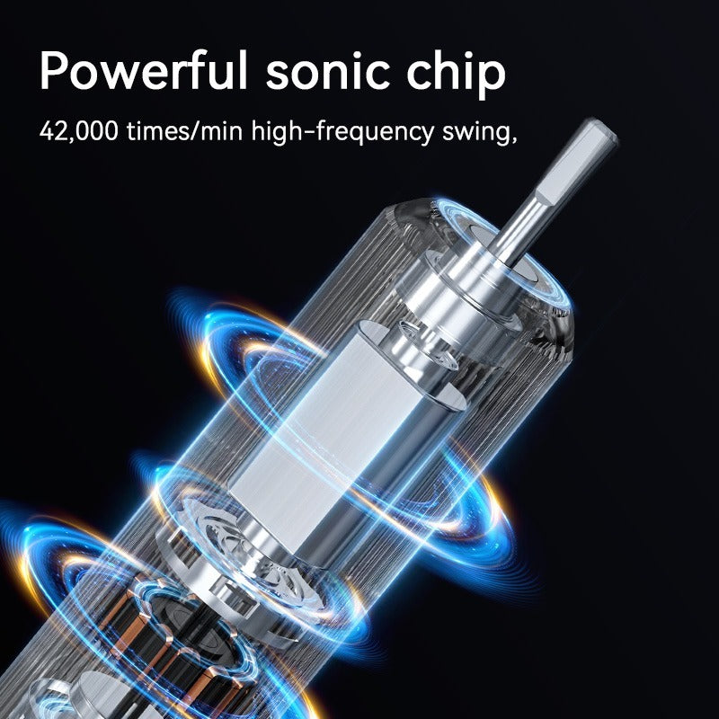 Portable Electric Toothbrush – Compact, Travel-Friendly Design with Long-Lasting Battery