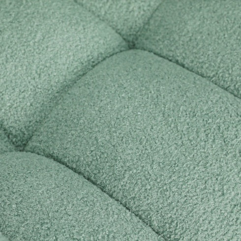 🪑 Teddy Fabric Rocking Chair – Light Green