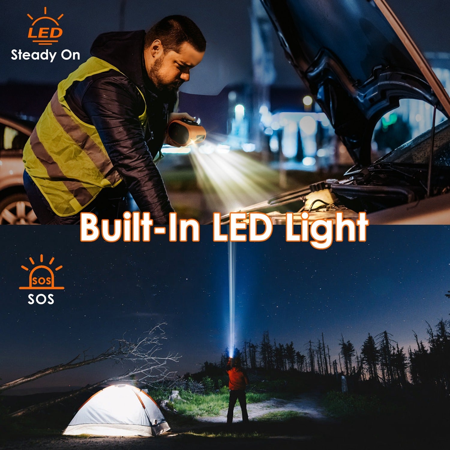 Premium 5-in-1 Portable Waist Clip Fan