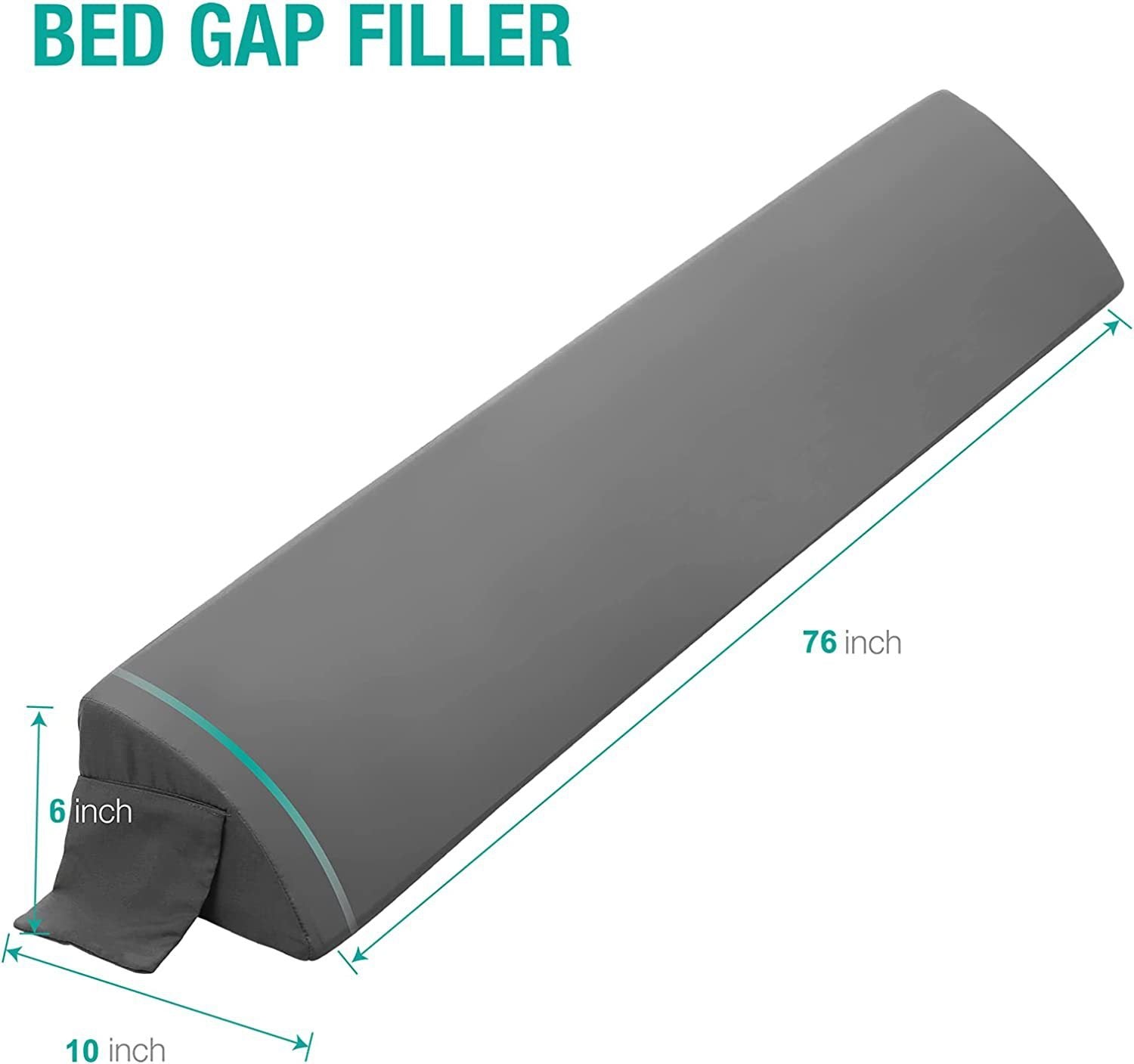 🛏️ Headboard Back Cushion - Lumbar Support for Any Bed Size