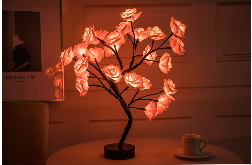 🌹 Rose Flower Lamp