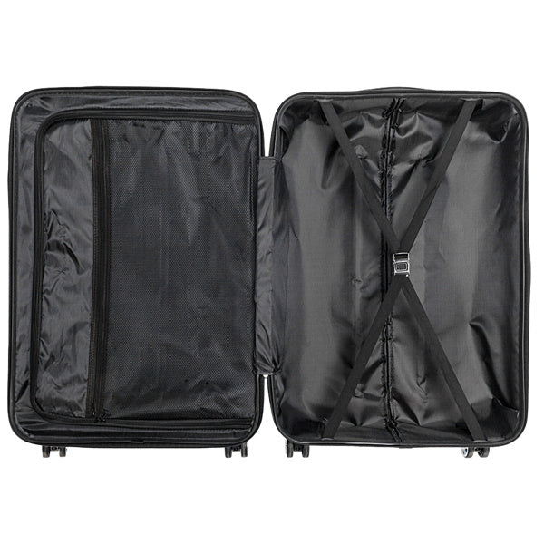 🧳 Three-In-One Black Luggage Set – Durable, Spacious & Stylish