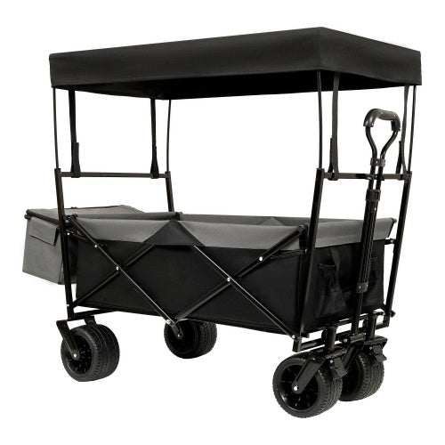Heavy-Duty Foldable Stroller Cart with 7" All-Terrain Wheels | Large Capacity