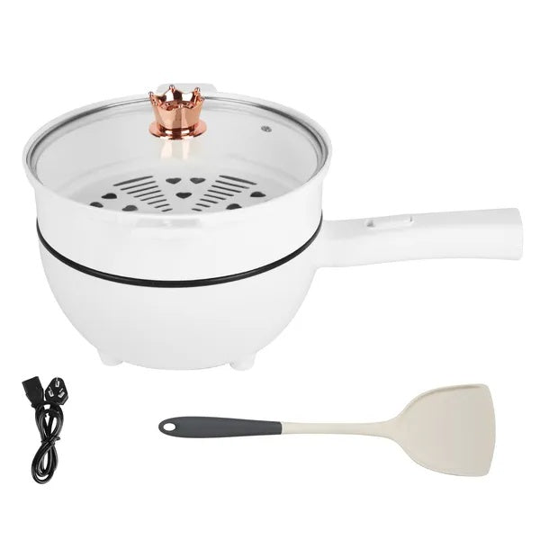 Electric Hot Pot with Steamer & Frying Pan