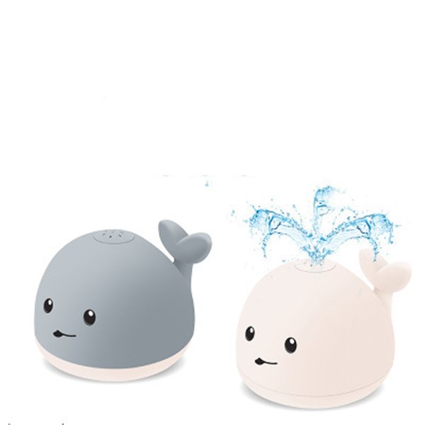 🐳 Cute Cartoon Whale – Interactive Water-Spraying Bath Toy with Lights & Music