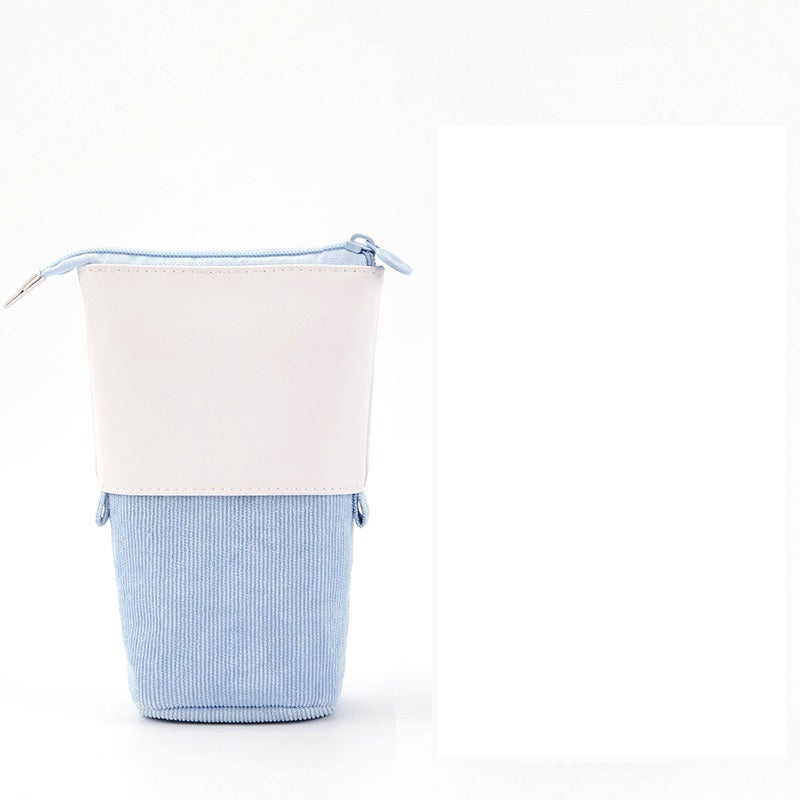 ✨ Multifunctional Creative Corduroy Retractable Pencil Case