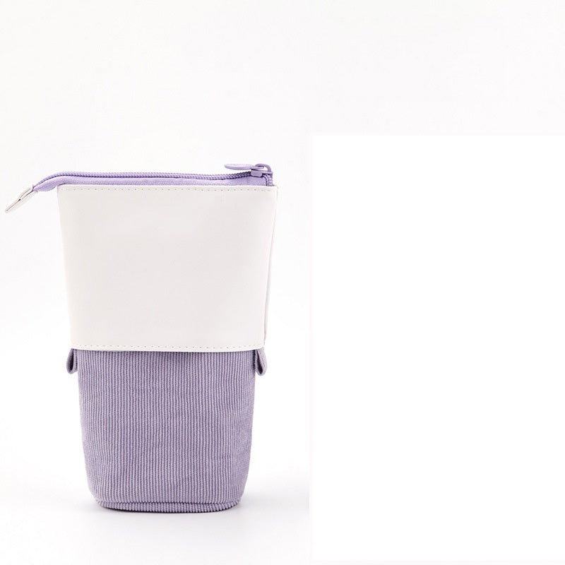 ✨ Multifunctional Creative Corduroy Retractable Pencil Case