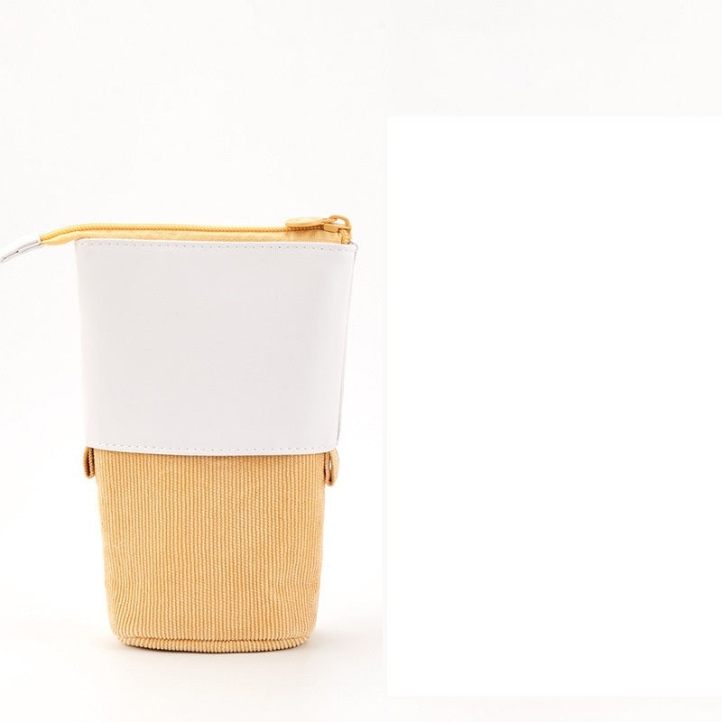 ✨ Multifunctional Creative Corduroy Retractable Pencil Case