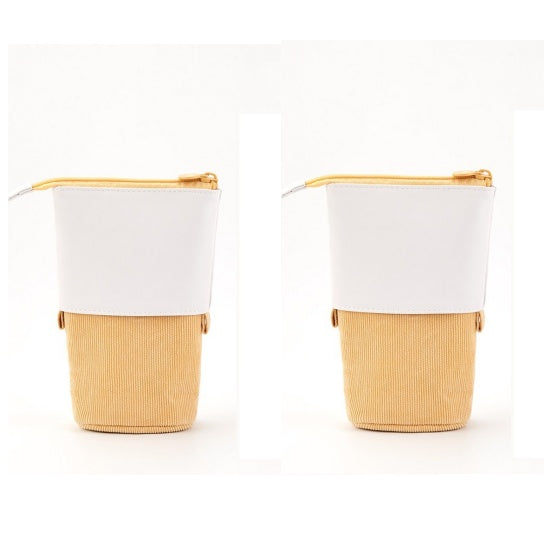 ✨ Multifunctional Creative Corduroy Retractable Pencil Case