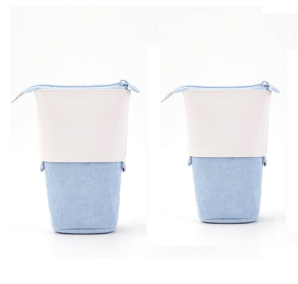 ✨ Multifunctional Creative Corduroy Retractable Pencil Case