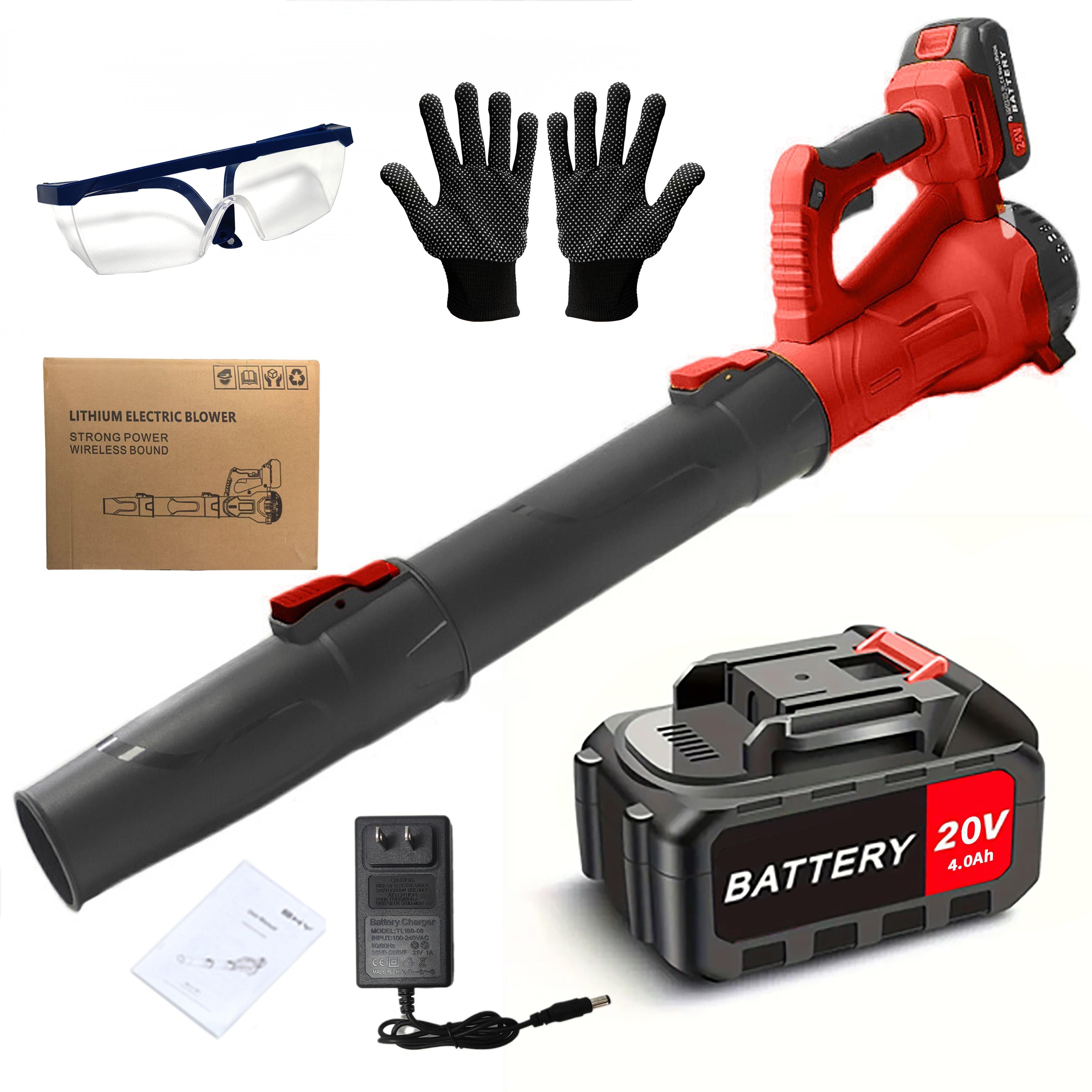 Electric Leaf Blower with Variable Speed & Turbo Mode