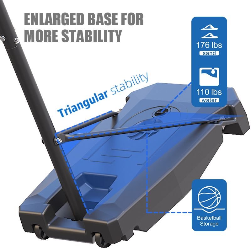 🏀 Adjustable Portable Basketball Hoop