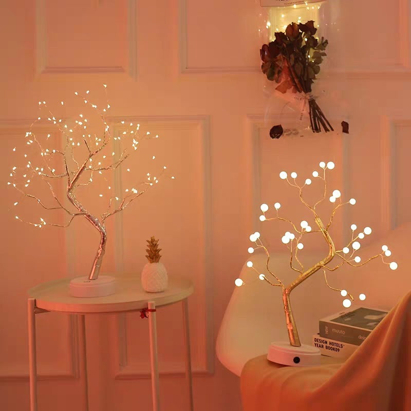 🌟 LED Copper Wire Light – Elegant Ambient Tree