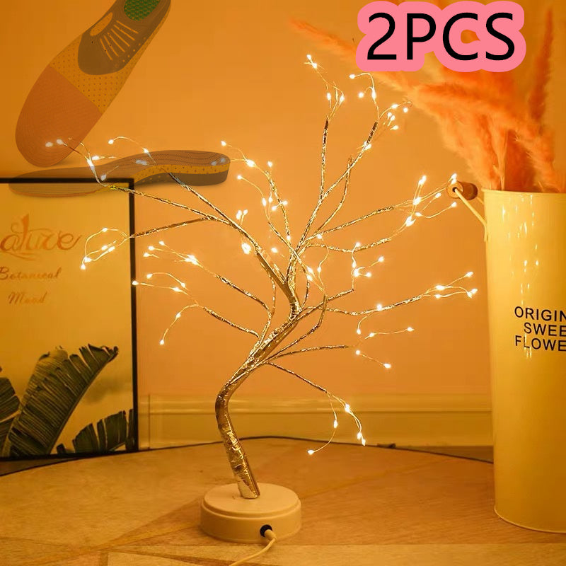 🌟 LED Copper Wire Light – Elegant Ambient Tree