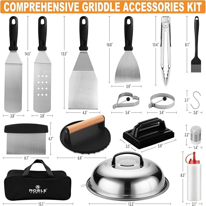 🔥 27-Piece Griddle Accessories Kit