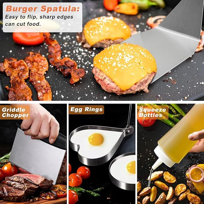🔥 27-Piece Griddle Accessories Kit
