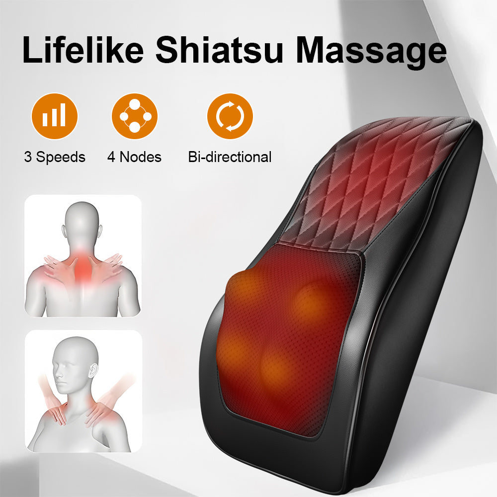 🌀 Waist & Back Full Body Heated Massager – For Neck, Shoulders & Back with 3 Massage Modes
