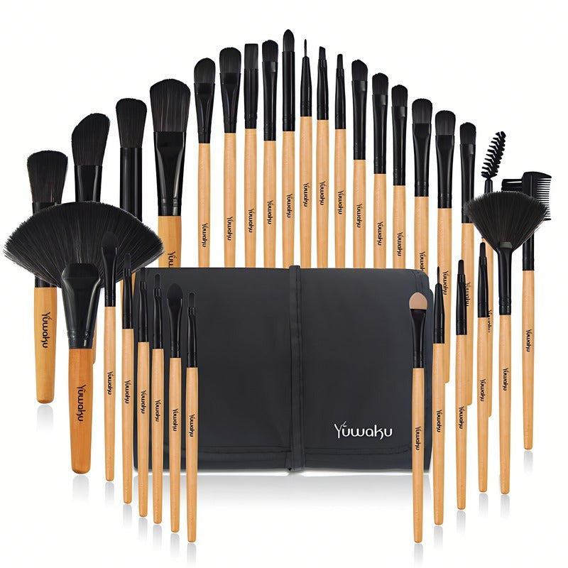 💄 32-Piece Portable Makeup Brush Set – Travel-Friendly Beauty Essential