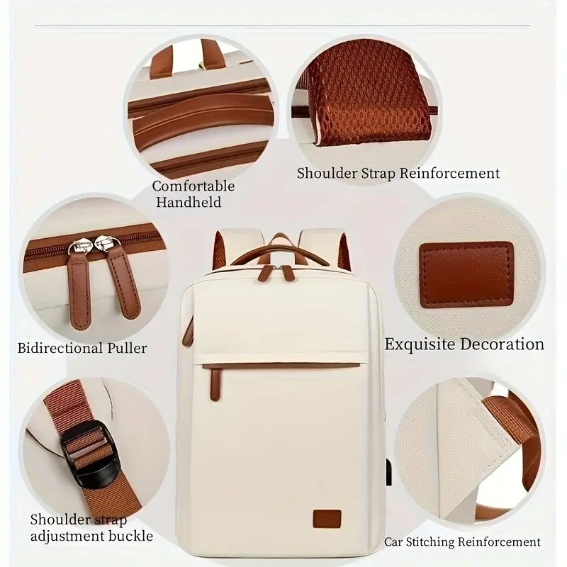 🎒 Oxford Cloth Laptop Backpack – Large Capacity