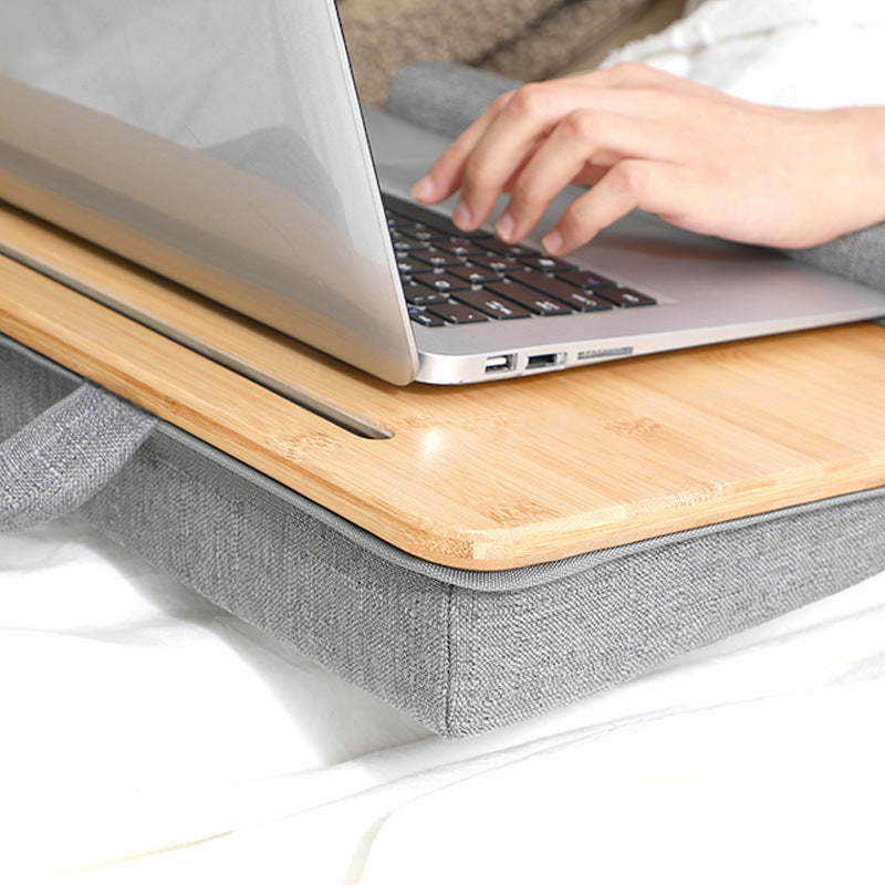 🛋️ Bed & Sofa Lap Desk – Bamboo Small Table for Lazy Days & Laptops