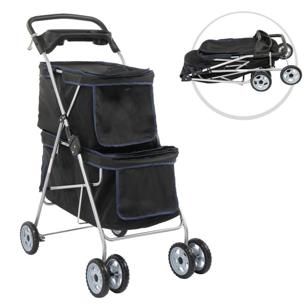 4-wheeled Double-decker Style, Pet Strollers