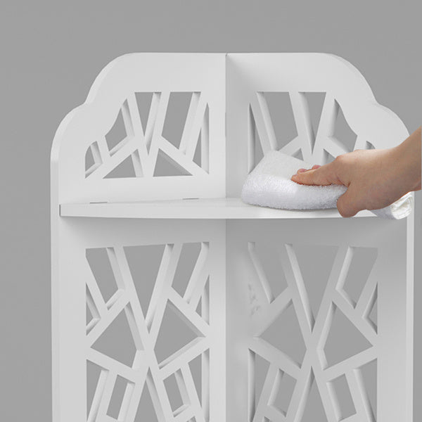 🌿 3-Tier Corner Storage Shelf – Waterproof, Space-Saving & Stylish