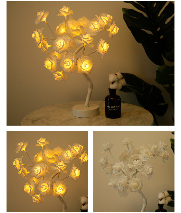 🌹 Rose Flower Lamp